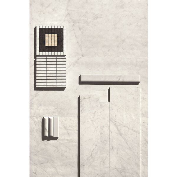 41ZERO42 Italic Carrara Mosaic Mix A, afname per doos van 30x30, afname per doos van 11 stuks