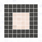 41ZERO42 Italic Carrara Mosaic Mix A, afname per doos van 30x30, afname per doos van 11 stuks