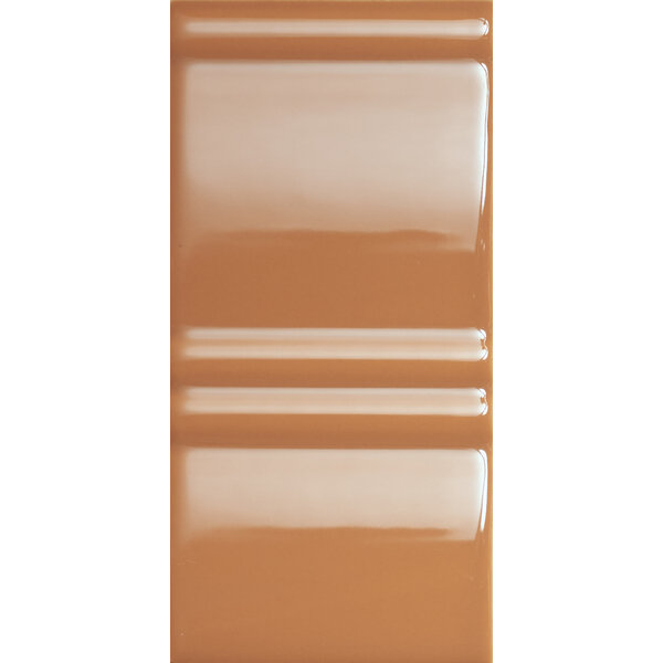 41ZERO42 Mou Caramel Glossy mix 6,2x12,5, afname per doos van 0,51 m²