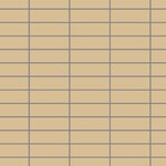 Winckelmans Rectangles 5x15 cm, kruisvoeg, vlak, cognac (COG), 9 mm dik, afname per doos van 0,576 m²