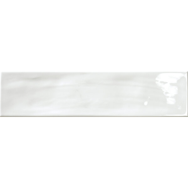 Maiolica White gloss 7,5x30, afname per doos van 0,59 m²