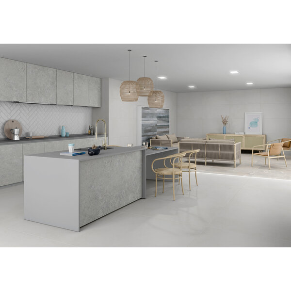 Maiolica White gloss 7,5x30, afname per doos van 0,59 m²