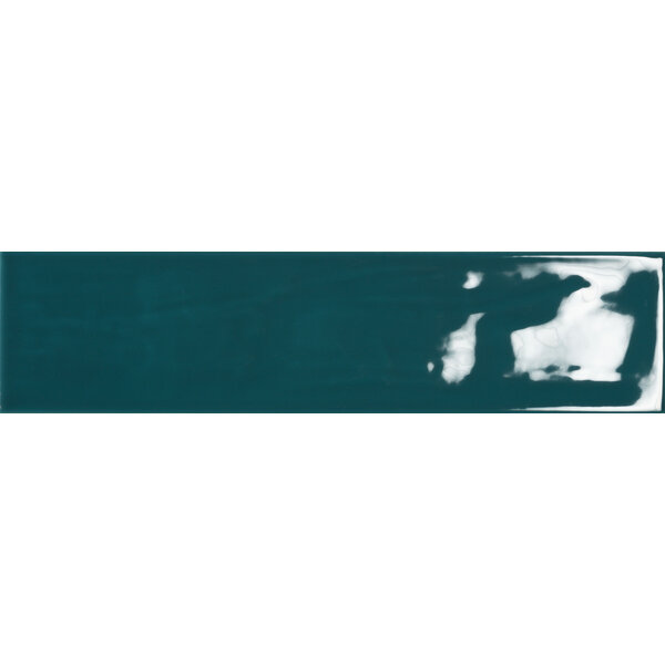 Maiolica Seagreen gloss 7,5x30, afname per doos van 0,59 m²