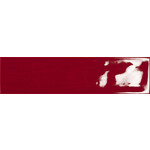 Maiolica Red gloss 7,5x30, afname per doos van 0,59 m²