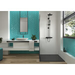 Maiolica Aquamarine gloss 7,5x30, afname per doos van 0,59 m²