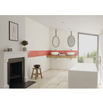 Tau Maiolica Coral gloss 7,5x30, afname per doos van 0,59 m²