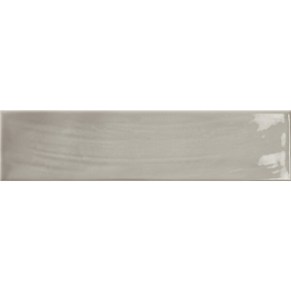 Tau Maiolica Silver gloss 7,5x30, afname per doos van 0,59 m²