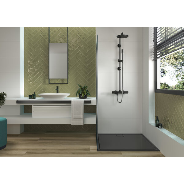 Tau Isola Olive 7,5x30, afname per doos van 0,59 m²