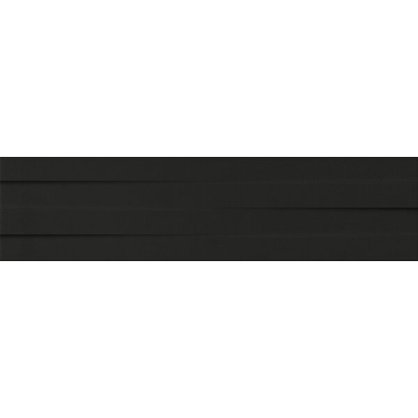 Tau Capri Black 7,5x30, afname per doos van 0,59 m²