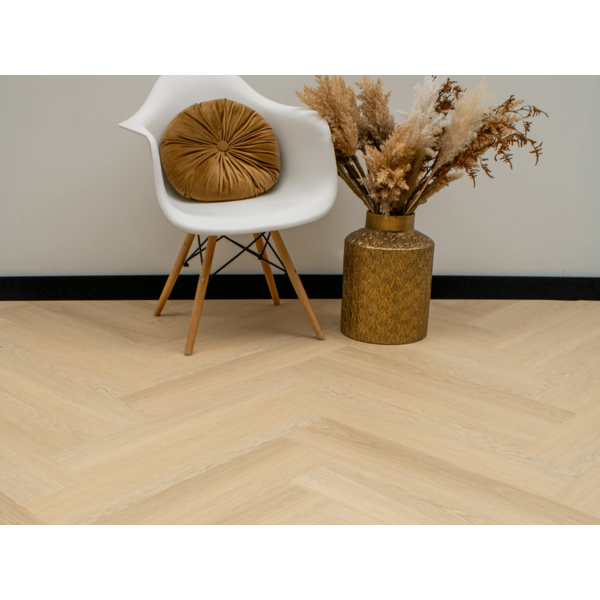 Ekofloors Visgraat Plak PVC - Tiber 12,2x61 cm, afname per doos van 1,79 m²