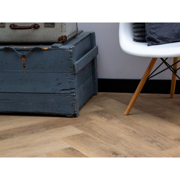Ekofloors Visgraat Klik PVC - Rijn 15x75 cm, afname per doos van 1,8 m²