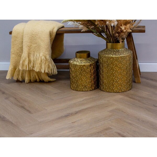 Ekofloors Visgraat Klik PVC - Seine 15x75 cm, afname per doos van 1,8 m²