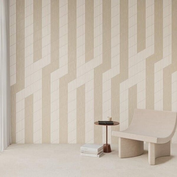 Spike Bars A Deep White 15x25,9, afname per doos van 0,291 m²