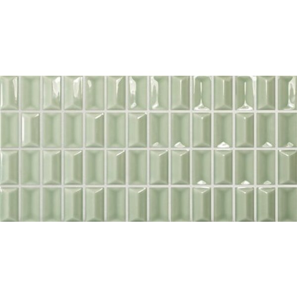 3D Bars Diamond Jade Gloss 12,5x25, afname per doos van 0,406 m²