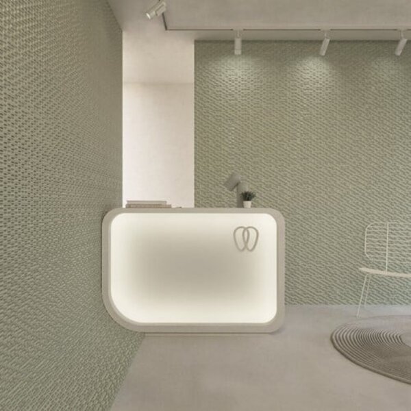 3D Bars Diamond Jade Gloss 12,5x25, afname per doos van 0,406 m²