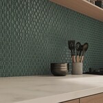 3D Bars Diamond Emerald Gloss 12,5x25, afname per doos van 0,406 m²