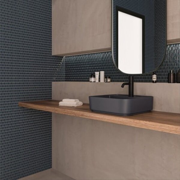 3D Bars Diamond Sapphire Gloss 12,5x25, afname per doos van 0,406 m²