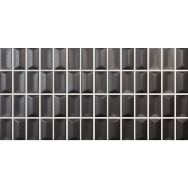 3D Bars Diamond Onix Matt 12,5x25, afname per doos van 0,406 m²