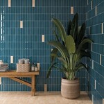 Casablanca Azure 5x15, afname per doos van 0,533 m²