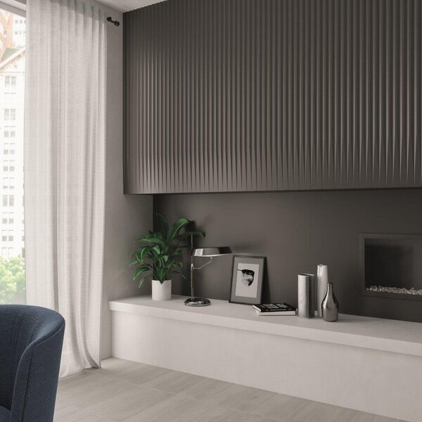 Liso XL Graphite Matt 7,5x30, afname per doos van 0,511 m²