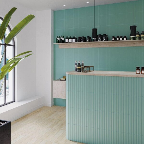 Transition Teal Matt 7,5x30, afname per doos van 0,4 m²