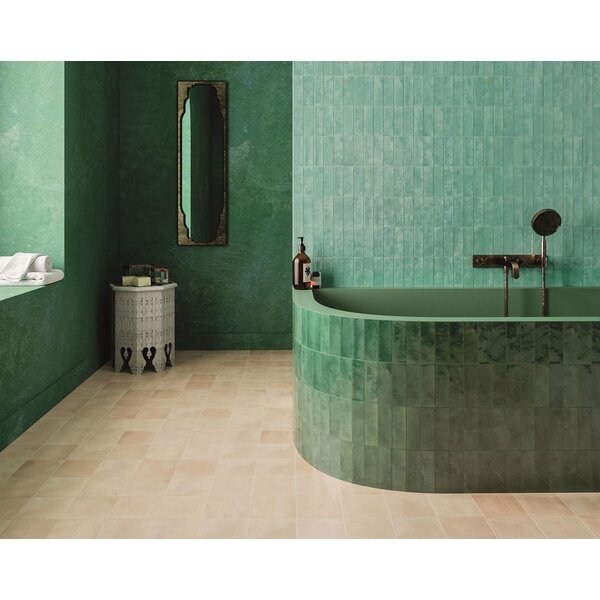 Bejmat Olive Gloss 15x5, afname per doos van 0,469 m²