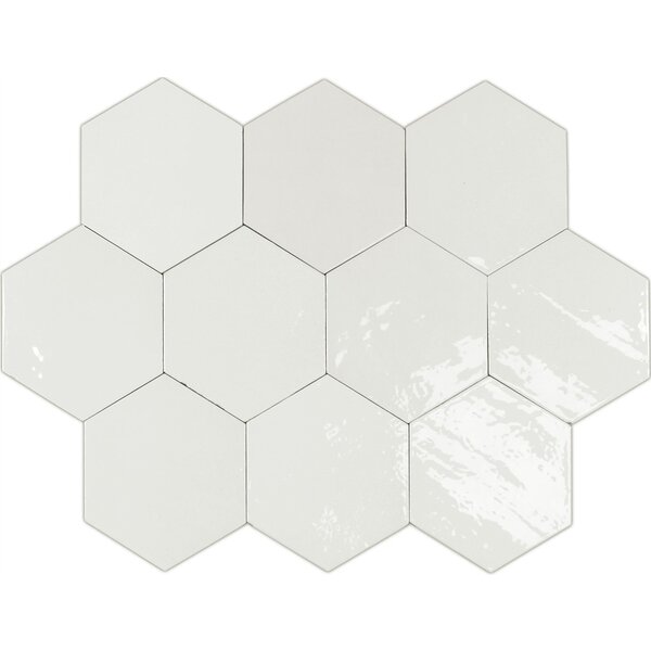 Zellige Hexa White 10,8x12,4, afname per doos van 0,382 m²