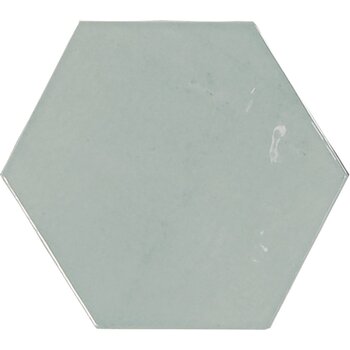 Zellige Hexa Aqua 10,8x12,4 a 0,382 m²