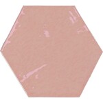 Zellige Hexa Pink 10,8x12,4, afname per doos van 0,382 m²