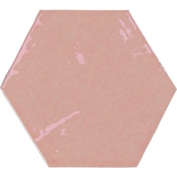 Zellige Hexa Pink 10,8x12,4 a 0,382 m²