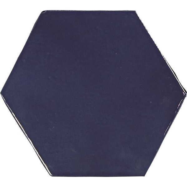 Zellige Hexa Cobalt 10,8x12,4, afname per doos van 0,382 m²