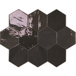 Zellige Hexa Graphite 10,8x12,4, afname per doos van 0,382 m²