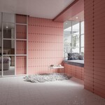 Grace Oval Blush Gloss 7,5x30, afname per doos van 0,444 m²