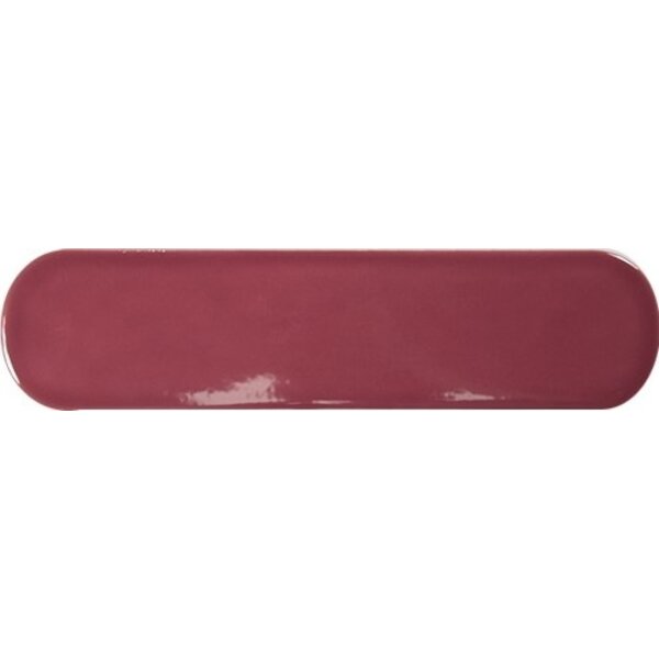 Grace Oval Berry Gloss 7,5x30, afname per doos van 0,444 m²