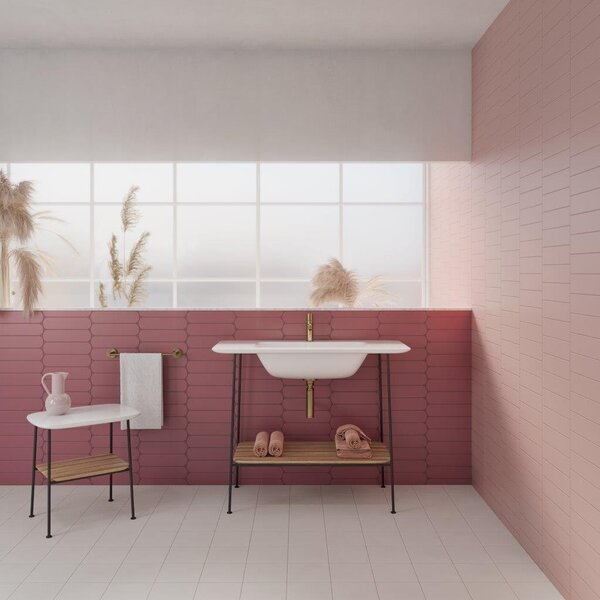 Grace Oval Berry Matt 7,5x30, afname per doos van 0,488 m²