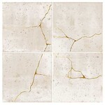 Enso Kintsugi Ivory 12,5x12,5, afname per doos van 0,556 m²