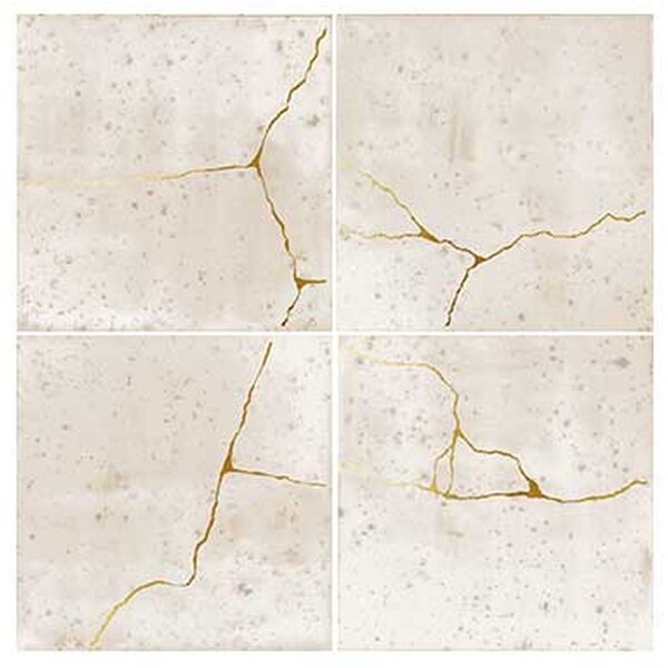 Enso Kintsugi Ivory 12,5x12,5, afname per doos van 0,556 m²