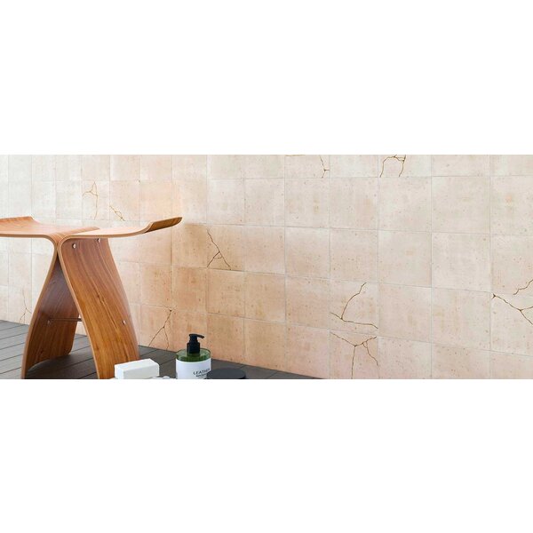 Enso Kintsugi Ivory 12,5x12,5, afname per doos van 0,556 m²