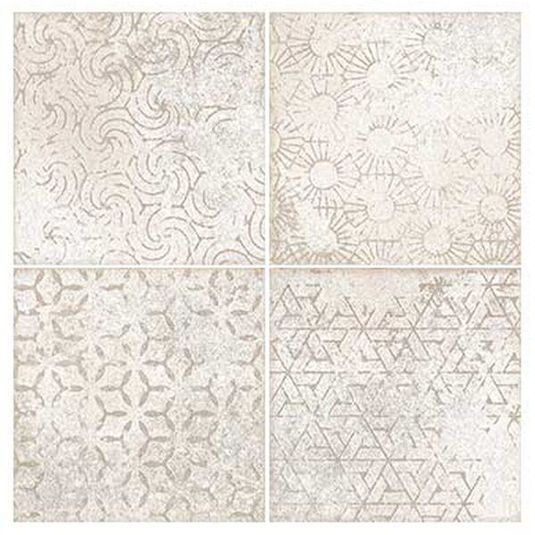 Enso Suki Ivory 12,5x12,5, afname per doos van 0,556 m²