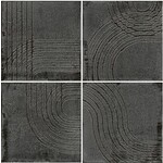 Enso Wabi Graphite 12,5x12,5, afname per doos van 0,556 m²