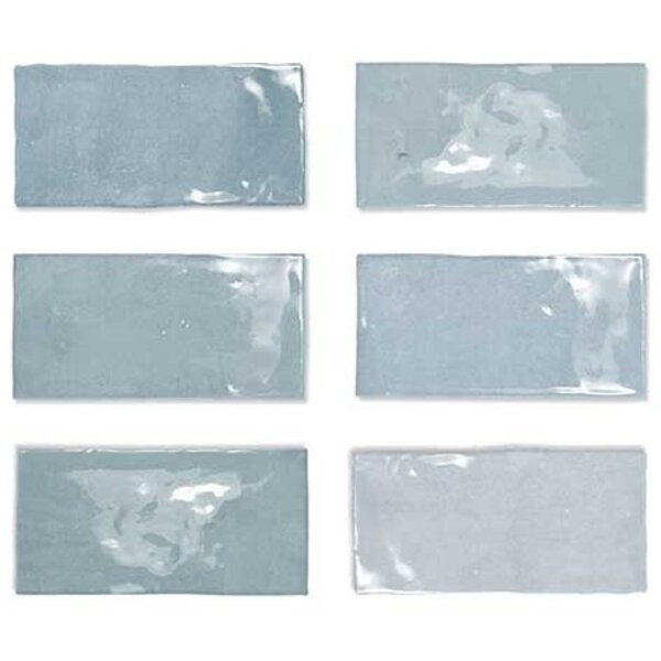 Fez Aqua Gloss 6,2x12,5, afname per doos van 0,484 m²