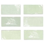 Fez Mint Gloss 6,2x12,5, afname per doos van 0,484 m²