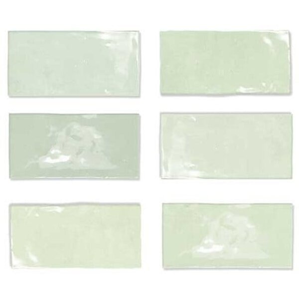 Fez Mint Gloss 6,2x12,5, afname per doos van 0,484 m²