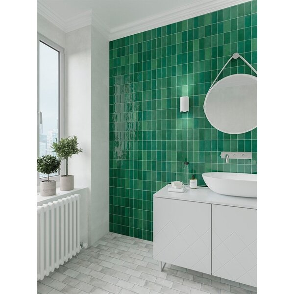 Fez Emerald Gloss 6,2x12,5, afname per doos van 0,484 m²