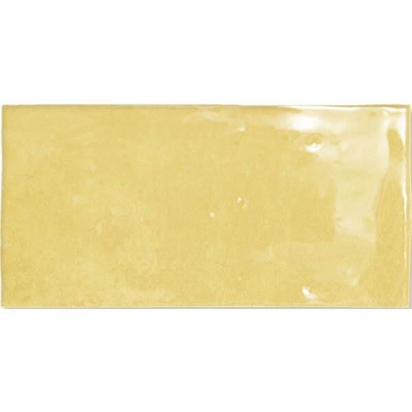 Fez Mustard Gloss 6,2x12,5, afname per doos van 0,484 m²