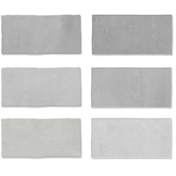 Fez Grey Matt 6,2x12,5, afname per doos van 0,484 m²