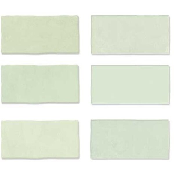 Fez Mint Matt 6,2x12,5, afname per doos van 0,484 m²
