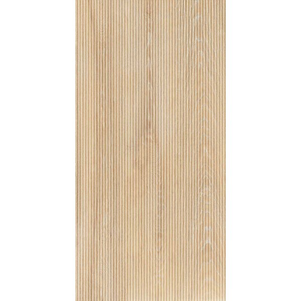 Keope Unica Almond Flute 3D 60x120, afname per doos van 1,44 m²