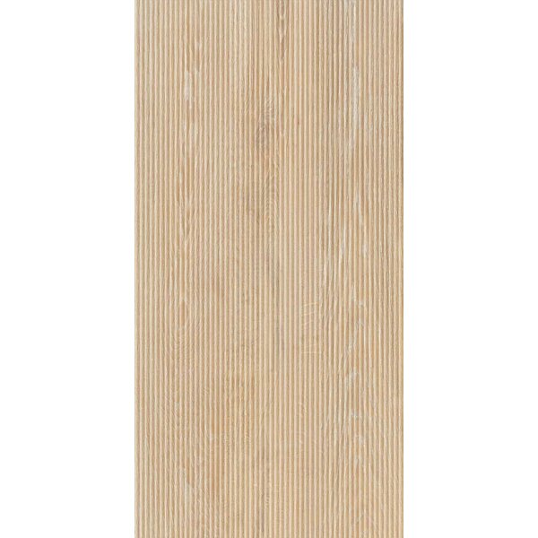 Keope Unica Almond Flute 3D 60x120, afname per doos van 1,44 m²
