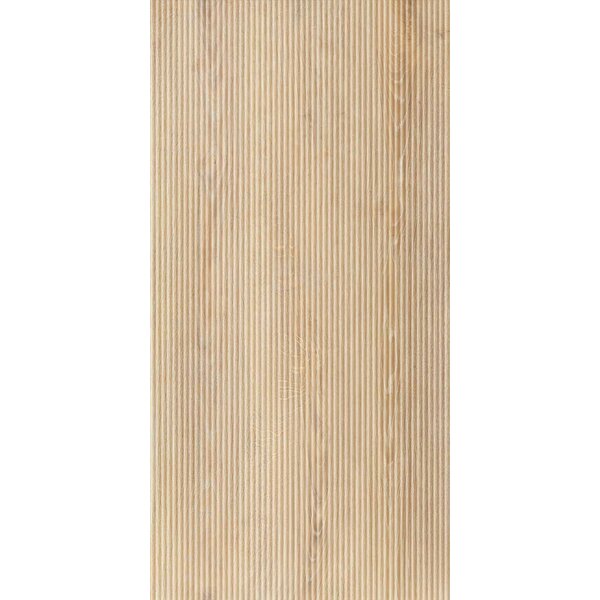 Keope Unica Almond Flute 3D 60x120, afname per doos van 1,44 m²